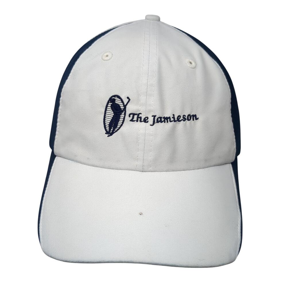 The Jamieson Strapback Baseball Cap White One Size Adjustable Page & Tuttle